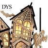 Immersive Lighted Holiday Figurine 3D Halloween Village Haunted House Figurine, Spooky Light Up Wooden Castle Ornament Festival Interior Furnishing