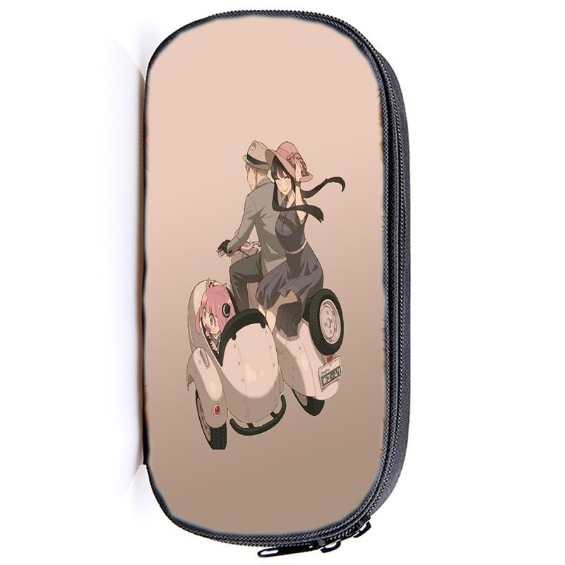 Spy X Family Pencil Case Anya Forger Multifunction Pencil Pouch School Supplies Pen Case Stationery Pencilcase