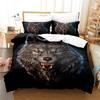 Hot Bedding Set Adults Winter Duvet Cover Sets Kids,twin Full Queen King Bedroom Set 3D Wolf, Tiger, Lion Housse De Couette