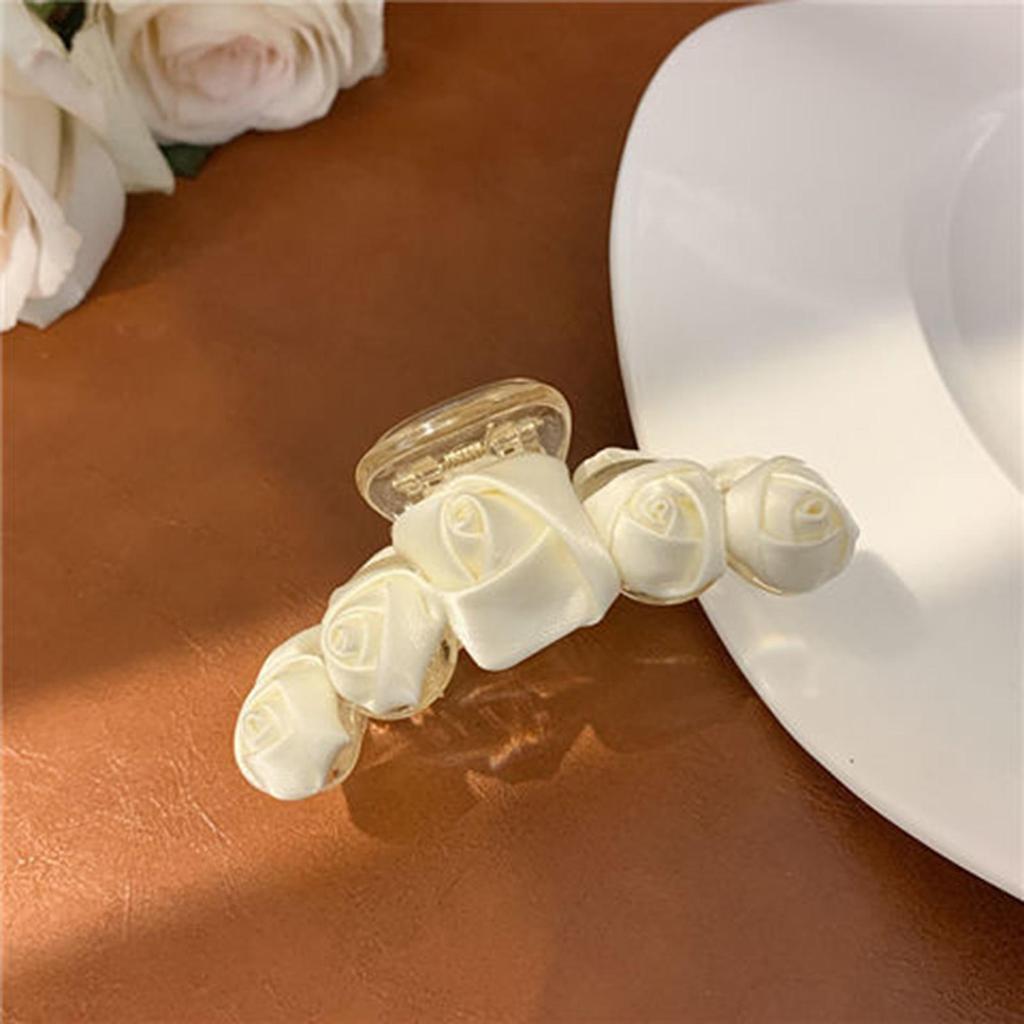 Hair Barrette Attractive All Match Ultralight Hair Clip Women Rose Flower Hair Claw Headwear Gift Women Hairpin for Girl