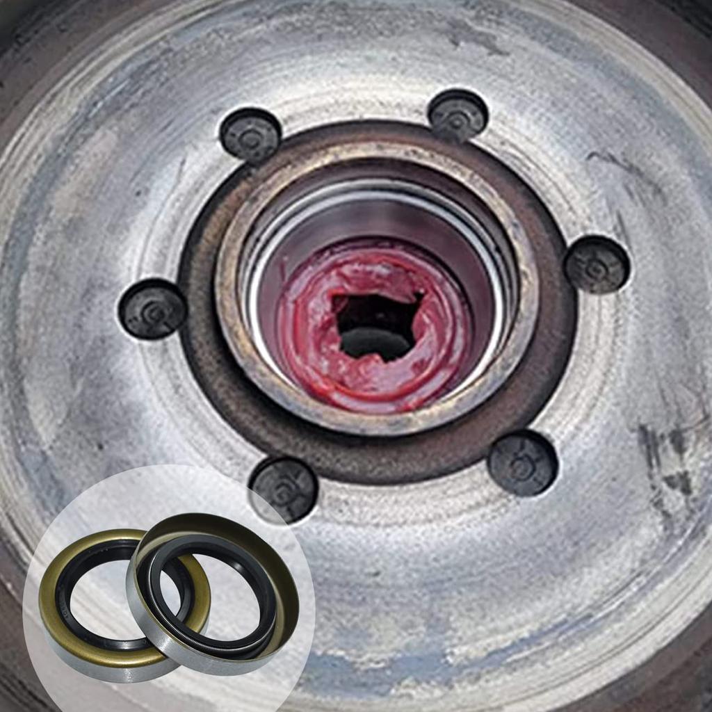 SDTC Tech 4-Pack RV and Trailer Axle Grease Seals ID 1.719" x OD 2.565" Trailer Hub Wheel Grease Seals for 3500LB E-Z Lube Axles