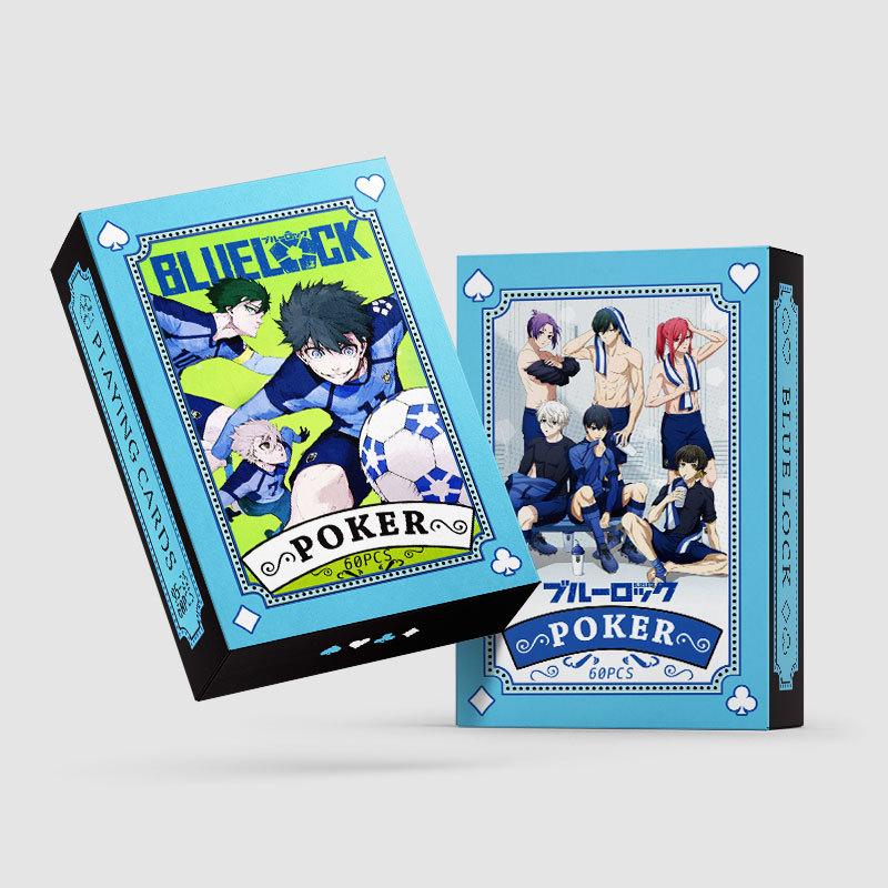 Anime Blue Lock Cosplay Board Game Cards Poker Toy Gift
