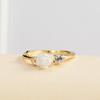 1PCS Camellia Opening Adjustable Ring