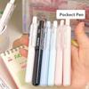 4PCS/Set Quick-drying Pocket Pen 0.5mm Black Ink Signature Pen Neutral Pen  Student Specific