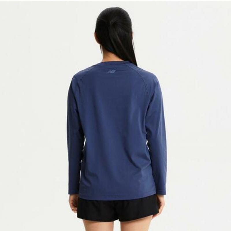 New Balance Half Club New Balance New Balance Common Basic Long Sleeve Rash Guard Nbnde22