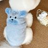 Winter Katze Hund Kleidung mit Schnalle Süßer Schwein Druck Haustier Plüschpullover für Kleine Hunde Pomeranian Chihuahua Welpenweste Jacke