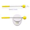 SinLoon Massager Ball Hammer Hammer Stick Manual Beat Golf Ball Massage Back Shoulder Massage Full Body Fatigue Pain Relief (2 Pack) (Yellow)