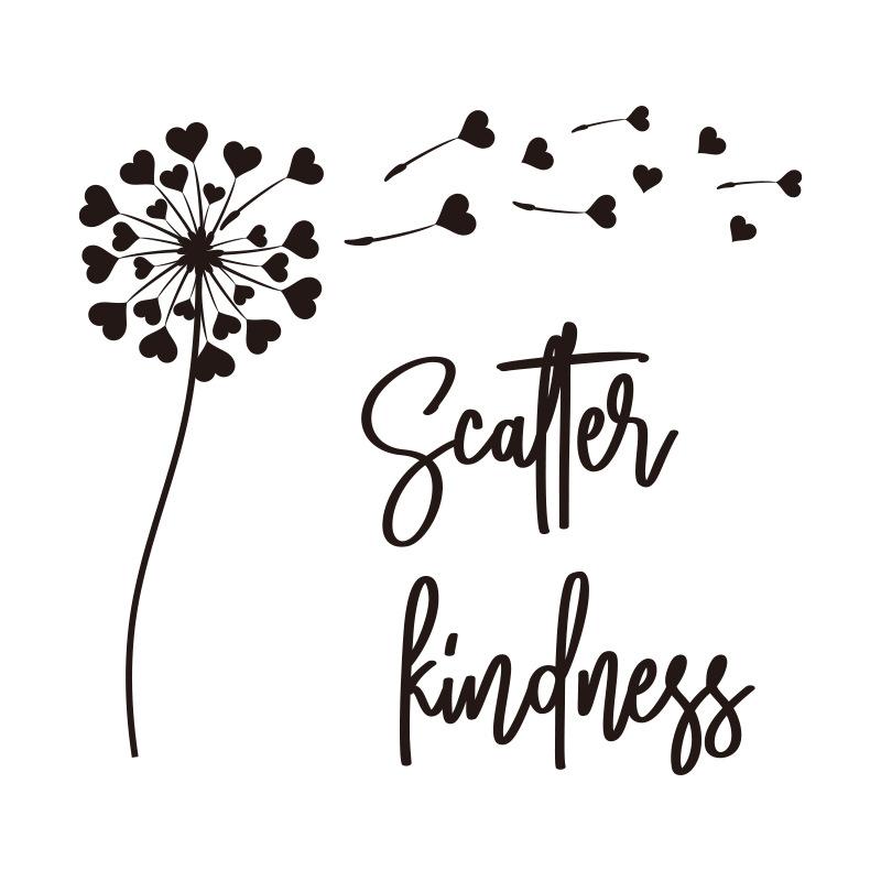 

Черный одуванчик наклейка на стену любовь украшение для гостиной диван фон спальня домашний настенный арт винил отклеивающийся 30x60CM чёрный