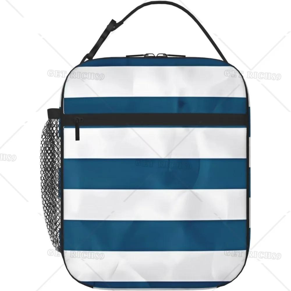 Roman Italian Flag Lunch Box for Women Men Insulated Portable Lunch Bag with Side Pocket Lunchbox for Work Picnic School Trip