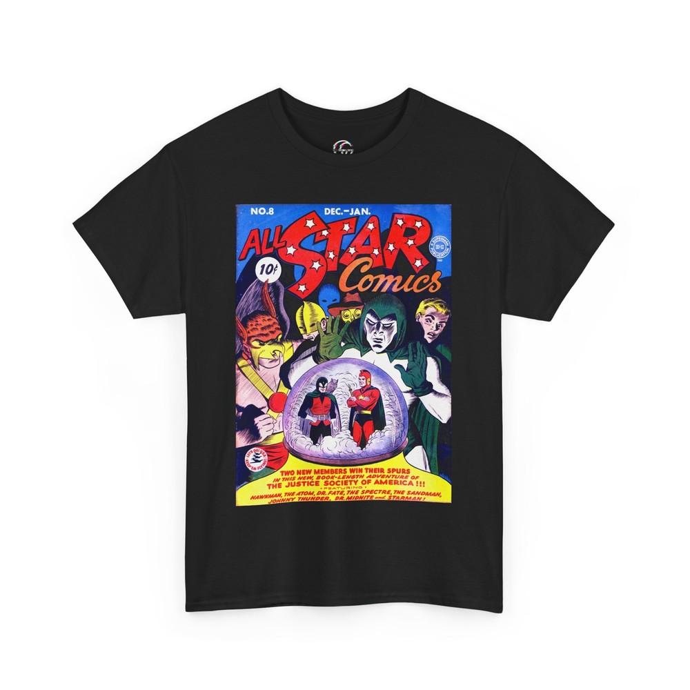 All Star Comics TShirt All Star Comics No. 8 Shirt Vintage Comic Books Tee Unisex T-Shirt M