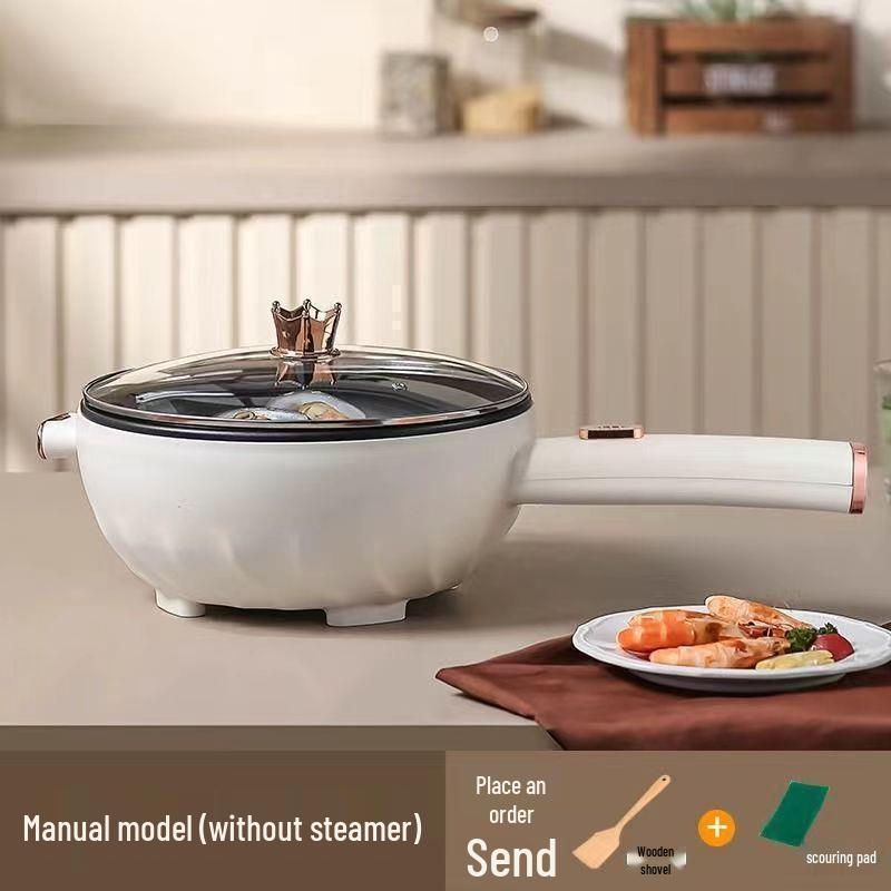 Умная электрическая сковорода вок - Большая антипригарная сковорода для жарки с функцией мультиповара 3.6L with smart temperature control