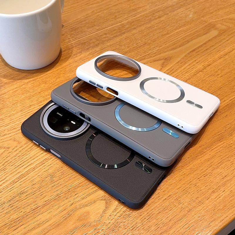 For Huawei Mate 70, 70 Pro, 70 Air Phone Case, with Magnetic Suction Function, Leather Sticker Design, Drop and Shock Resistant