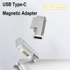 Indicador LED Conector de Carregamento Rápido PD Adaptador USB C para Laptop Tipo C Magnético para MacBook Air/Pro Conversor de Plugue Magsafe 2