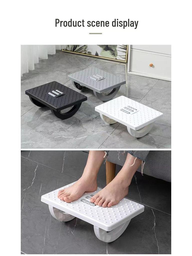 Under-Desk Footrest Stool: Anti Cross-Leg Design