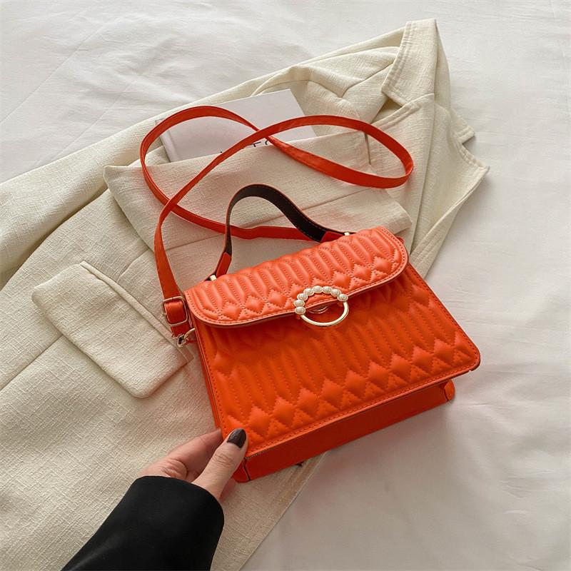 Chic Street Style 2024 Latest Spring Casual Crossbody Handbag Single Shoulder Small Square Bag