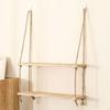 Rope Hanging Shelf EasyMount Installation Interior SurfaceMounted Decoration Rustic and Design