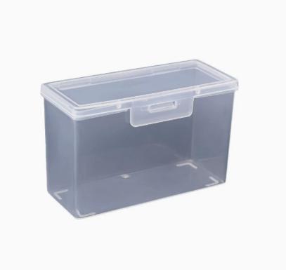 Transparent Plastic Playing Card Storage Box for