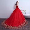 2025 Slim Strapless Red Wedding and Evening Gown with Train - Plus Size Available