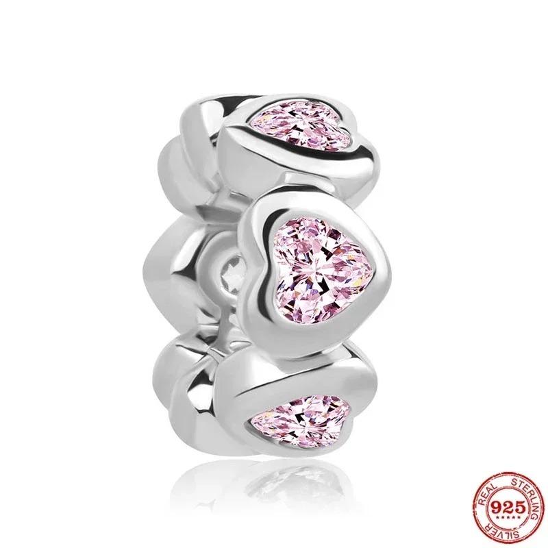 

925 стерлінгового срібла кольору гаряче повітря повітряна куля кохання шарм бісер підходить оригінальний браслет Pandora шарм бісер намисто своїми руками жіночі ювелірні вироби