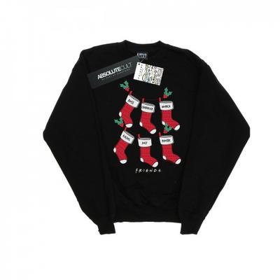 Damen-/Damen-Sweatshirt mit Weihnachtsstrümpfen