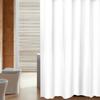 Plastic Shower Liner, Modern Solid Color Bathroom Curtain, Waterproof Shower Curtain with Metal Grommets for Bathroom Decor