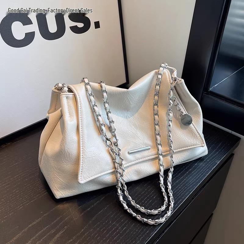 2023 Trendy Women's Chain Tote Bags - Large Capacity Casual Shoulder & Messenger Bag