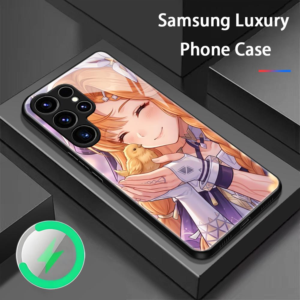 Wuthering Waves SIGRIKA  Phone Case For Samsung S26 S25 S24 S23 S22 S21 Plus Ultra Note20 Glass Magnetic Case