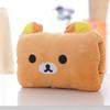 Cartoon Animal Plush Hand Warmer Cushion - Non-Electric Soft Pillow Gift for Kids & Toddlers