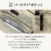 Kanana Project Backpack Kanana Monogram 3RD 13L 430g No.11916 Setup Function A4 Size Storage