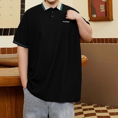 Maglietta Polo da Uomo Larga Traspirante Morbida di Alta Qualità con Assorbimento dell'Umidità Vintage - Camicia Casual Sportiva a Maniche Corte Resistente alle Pieghe