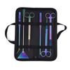Aquarium Tools Set Stainless Steel Aquarium Tank Aquatic Plant Tool Kits Bag