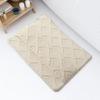 Absorbent Bathroom Mat Fluffy Doormat Foot Drying Mat Slip Resistant Backing Floor Mat for Bathroom Shower Kitchen Laundry