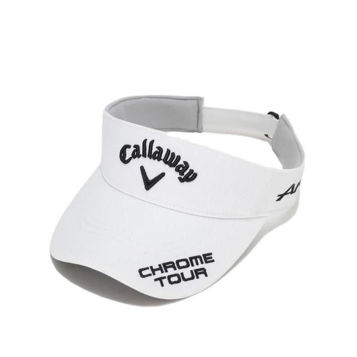 Callaway Visor Tour Model Cap Product Logo EcoQuality Function Sweat-Absorbing Quick-Drying Men s C26990107 White