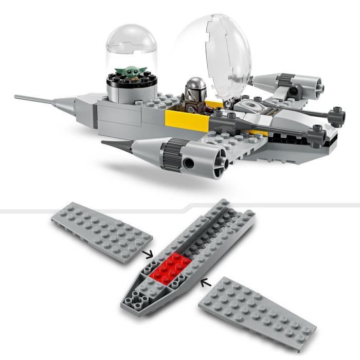 LEGO Star Wars : The Mandalorian 75410 Mando og Grogu sin N-1-jager - Leke fra 4 år og oppover
