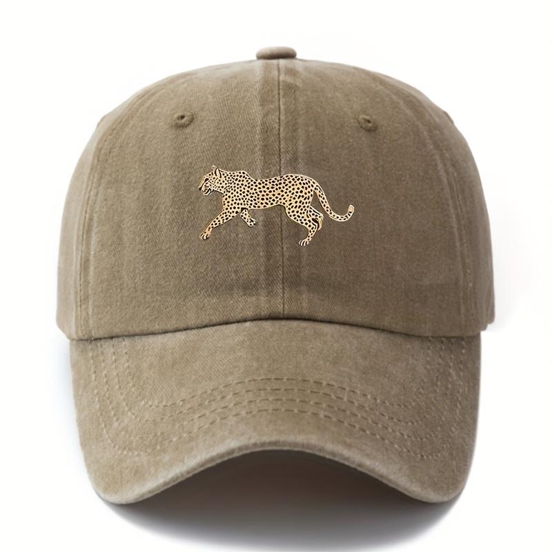 A Unisex Printed Animal Leopard Baseball Cap Stylish And Versatile for Outdoor Use Lightweight with a Curved Brim