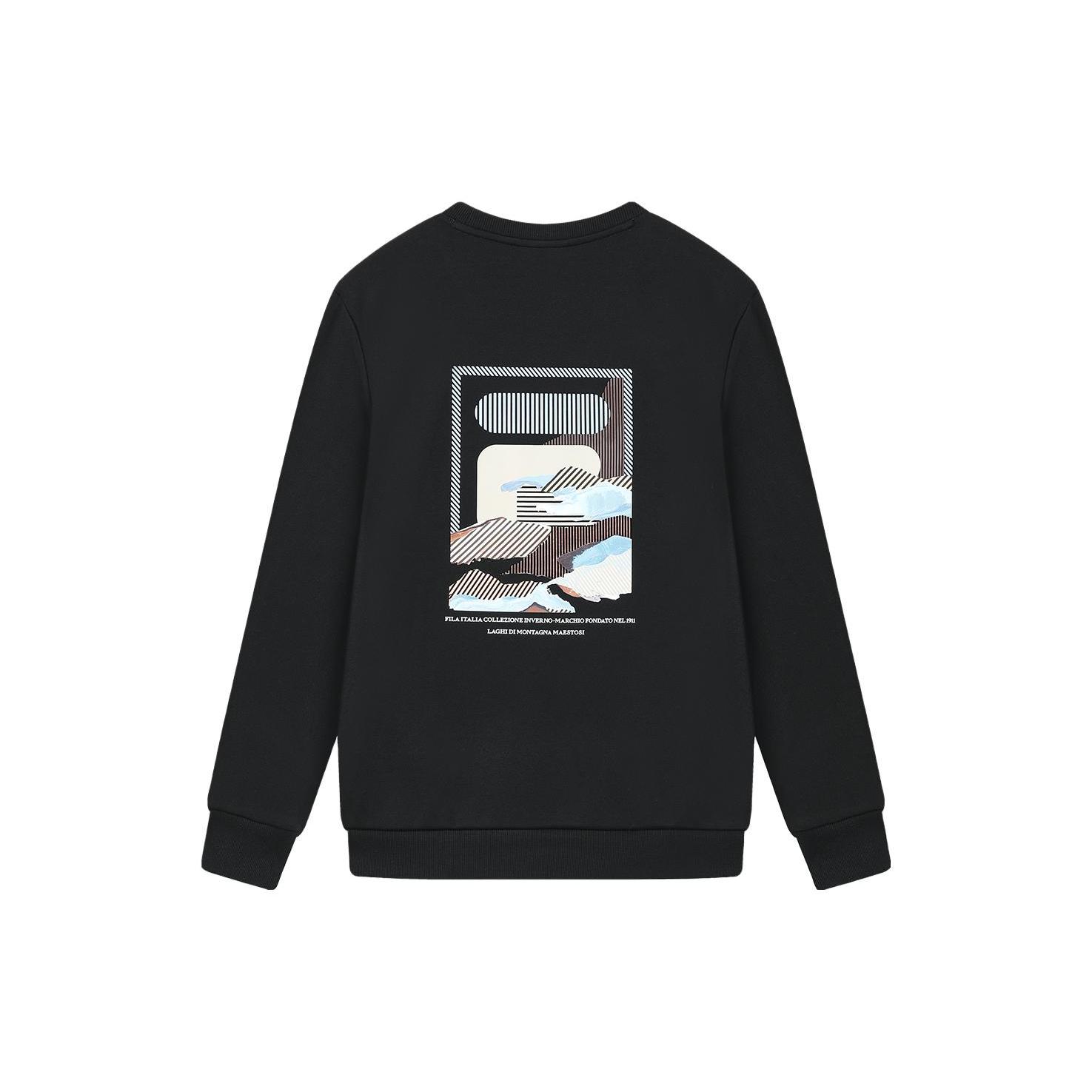 

New FILA Sweatshirts Men s Jet Black F11M348222F-BK M