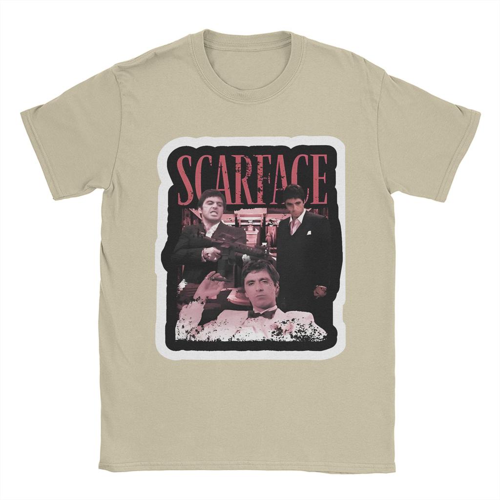 Mens Womens Scarface T Shirt Cotton Print T-Shirt  Clothing Outfits
