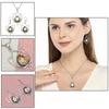 Lemon Topaz Gemstone Mother's Day Jewelry Pendant Earring Set