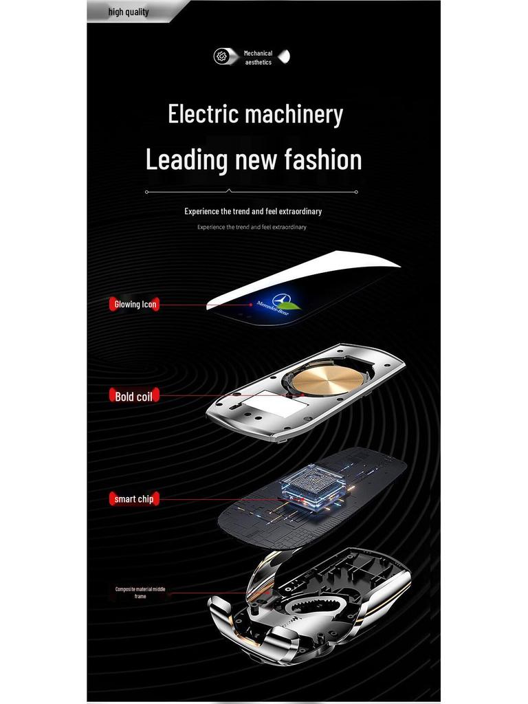 Cargador de Coche Inalámbrico y Soporte para Teléfono ZhiCheng para Mercedes-Benz Clase E con Inducción Automática y Compatibilidad con Navegación en Pantalla Central.