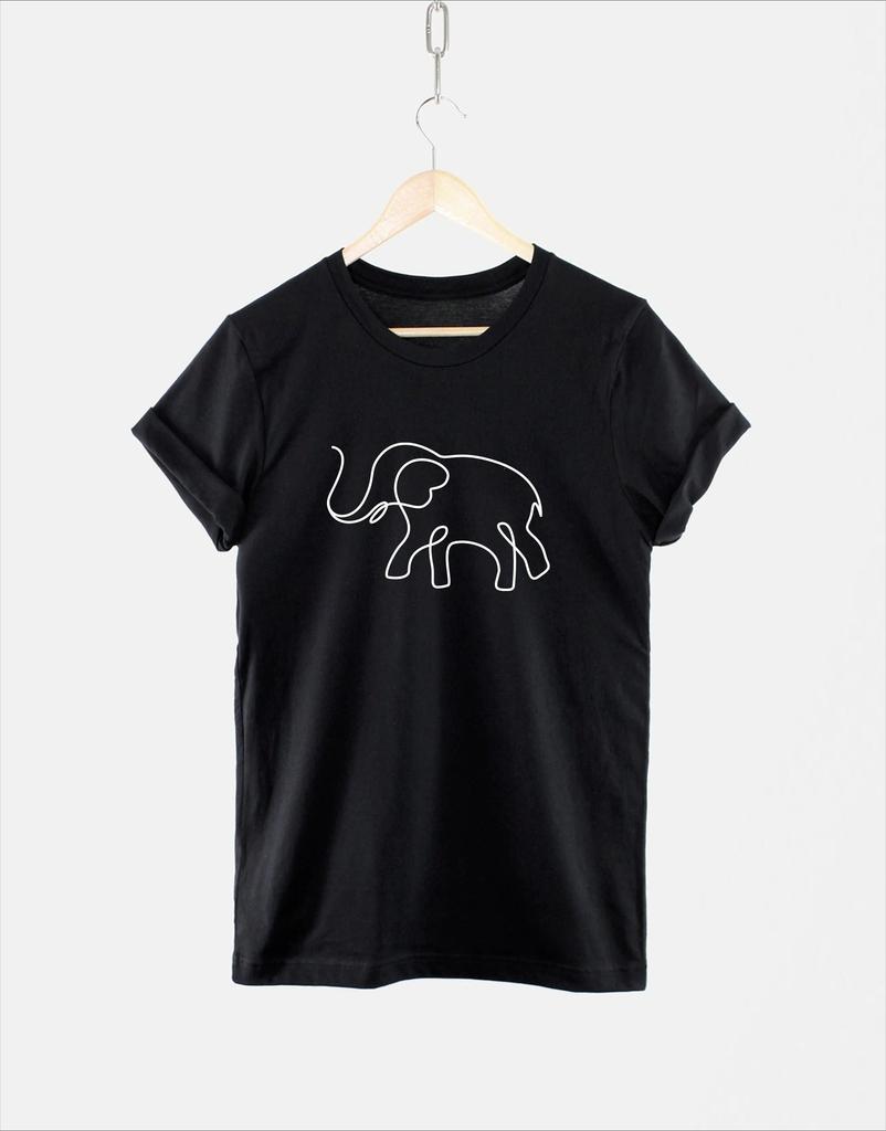 Elephant Shirt Summer Men's T-shirt Tracksuit Crew Neck Short Sleeve Casual Sportswear Harajuku
