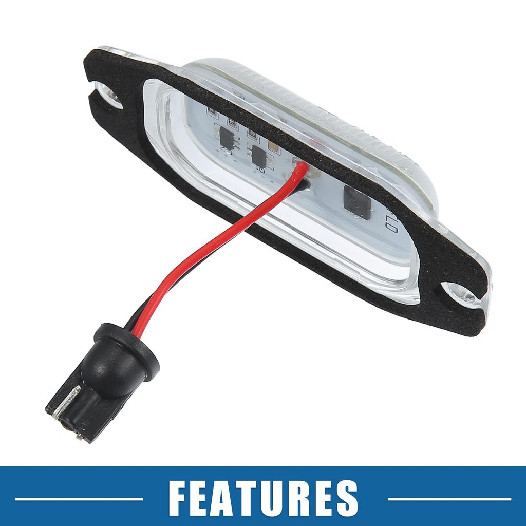 A ABSOPRO Car 6500K White LED License Plate Light Assembly 3528s md 8127124010 Fits