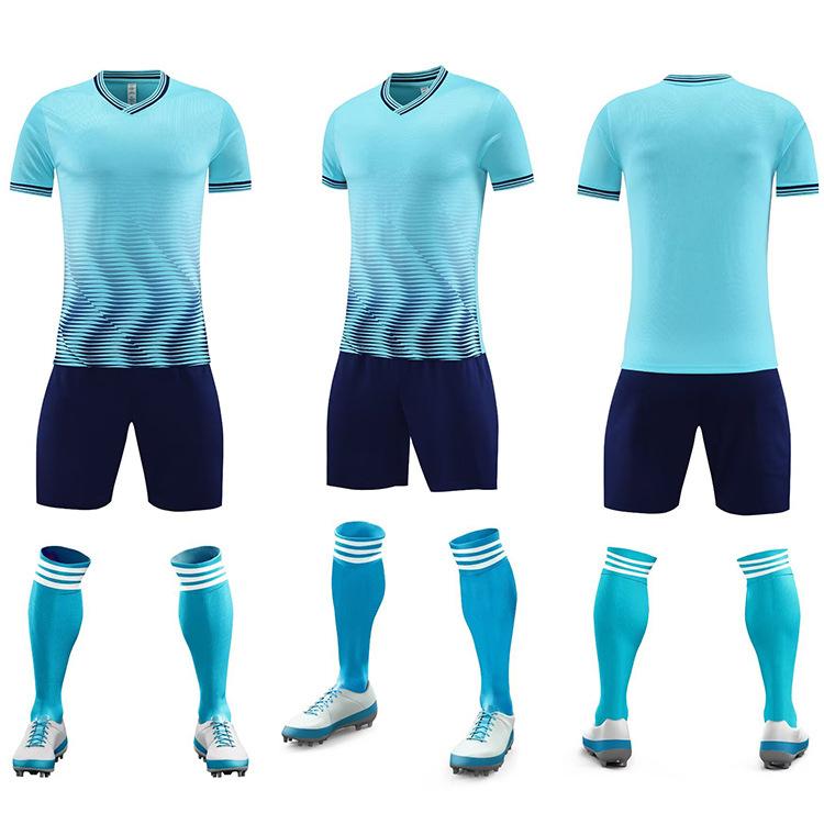 Football Suit, Game Jersey, Adult Children'S Training Jersey, Short-Sleeved Jersey, Print Number, Boys And Girls Summer