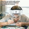 LED Headband Magnifier Professional Magnifying Glasses Hands Free Loupe Watch Electronic Repair Magnifying Glass Jewelers Loupe