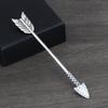 Simple Metal Arrow Hair Sticks Retro Hair Bun Holder Chinese Hair Clip Antique Hair Chopsticks Women Hair Accessories