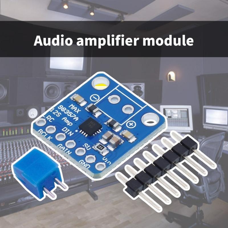 MAX98357A 3W 5V Powerful Auditory Amplifier Module I2S Decoding 3dB To 15dB Selection for DIY Projects and Speakers
