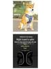 Adjustable Reflective Shiba Inu & Corgi Harness: Anti-Pull Leash Vest for Medium to Large Dogs