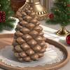 Christmas Tree Pinecone Silicone Candle Mold Heat Resistant Baking Mould For Making Candle Soap Holiday Decoration