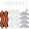 Accessories For Xiaomi E10/E10C/E12/3C+ Robot Vacuum Cleaner Spare Parts Replacement Kit,Main Brush,Side Brush,HEPA Filter,Mop Pads
