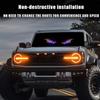 Devil Eyes Light LED Sginal Lamp for Car Windshield USB Plug 11 Modes Warning Lamp Atmosphere Decor Lighting for Car Accessories