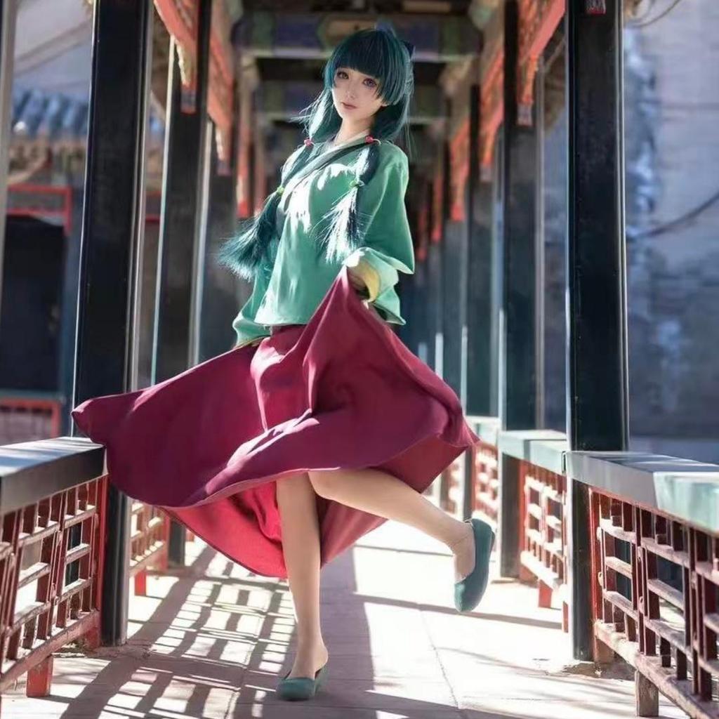 Maomao Cosplay Kostüm Anime Apothecary Diaries Outfits Mao Mao Kimono Halloween Karneval Party Für Frauen